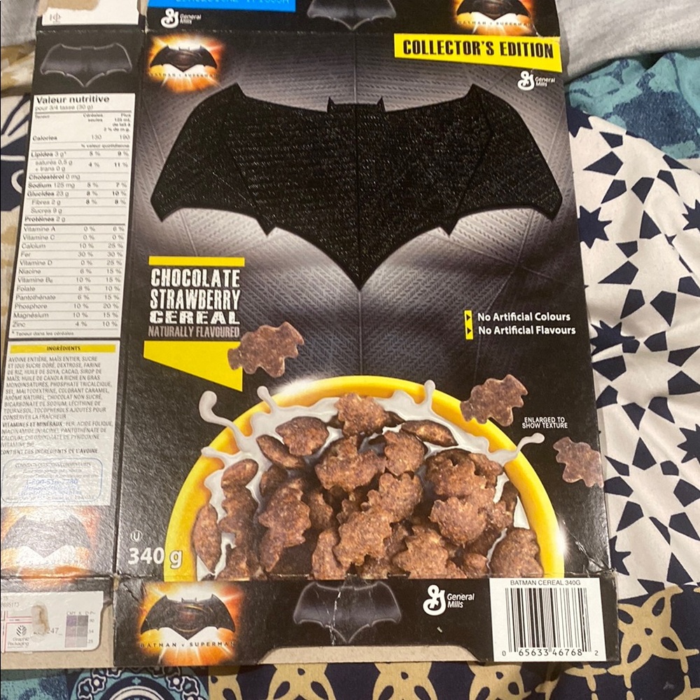General Mills Chocolate Strawberry Cereal box. Collector’s Edition